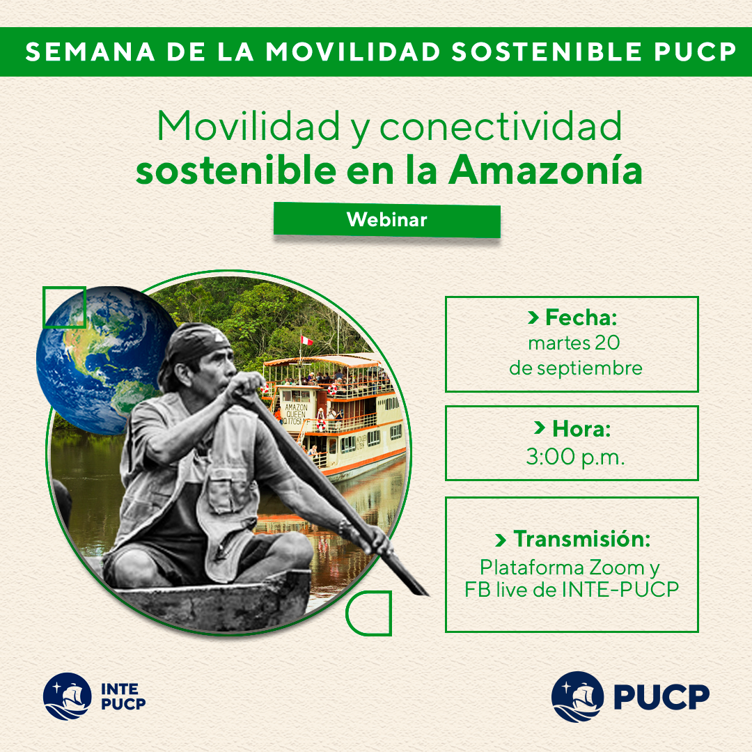 Participa En El Webinar: “Movilidad Y Conectividad Sostenible En La ...