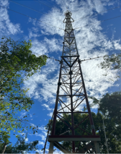 Torre de formato estrecho